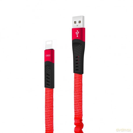 XO Kabel NB127 (USB - Lightning) (1,2 m) 2,1A czerwony