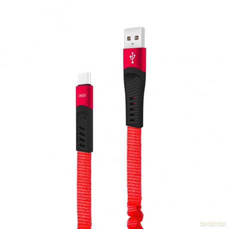 XO Kabel NB127 (USB - USB-C) (1,2 m) 2,1A czerwony
