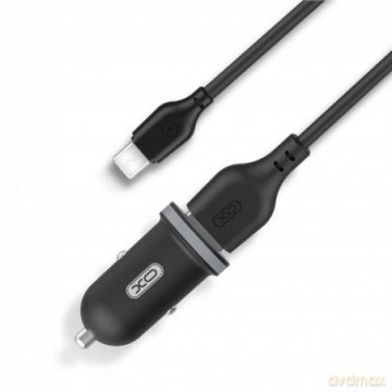 XO Ładowarka samochodowa TZ08 czarna 2USB plus kabel micro 2,1A