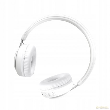 XO Słuchawki bluetooth BE10 białe nauszne