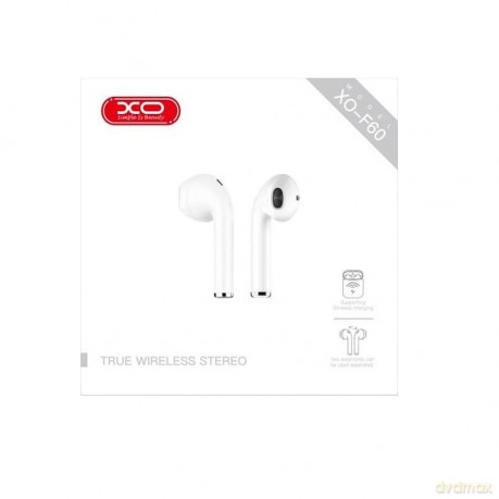 XO Słuchawki bluetooth F60 TWS białe