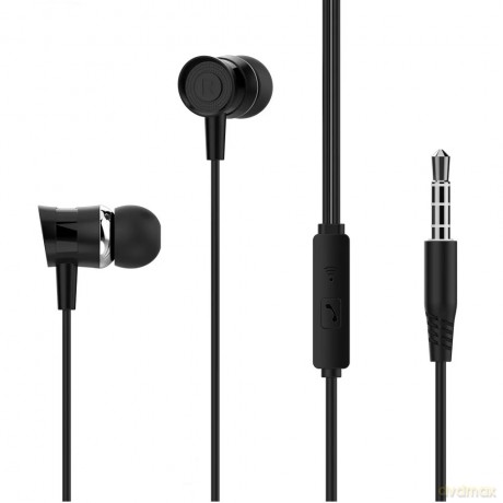 XO Słuchawki przewodowe EP20 jack 3,5mm czarne
