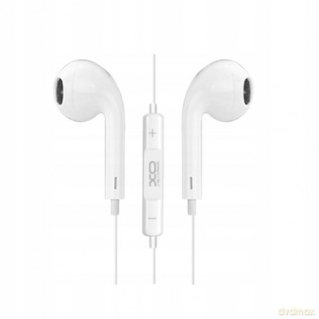 XO Słuchawki przewodowe S8 jack 3,5mm białe