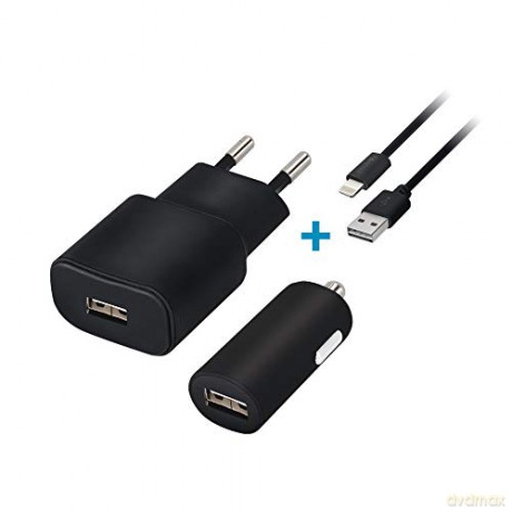 Zestaw ładowarek USB 1A z kablem do iPhone 8-pin