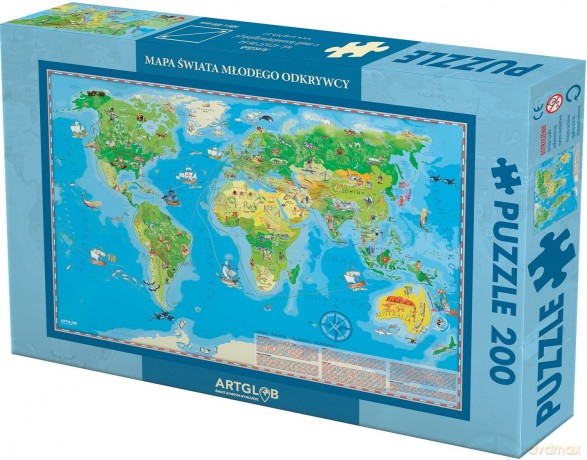 ARTGLOB Świat młodego odkrywcy 200 el. [PUZZLE]