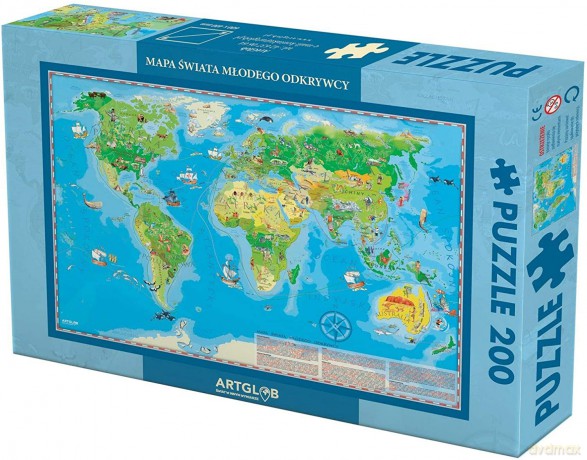 ARTGLOB Świat młodego odkrywcy 200 el. [PUZZLE]