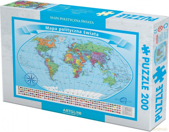 ARTGLOB Świat polityczny 200 el. [PUZZLE]
