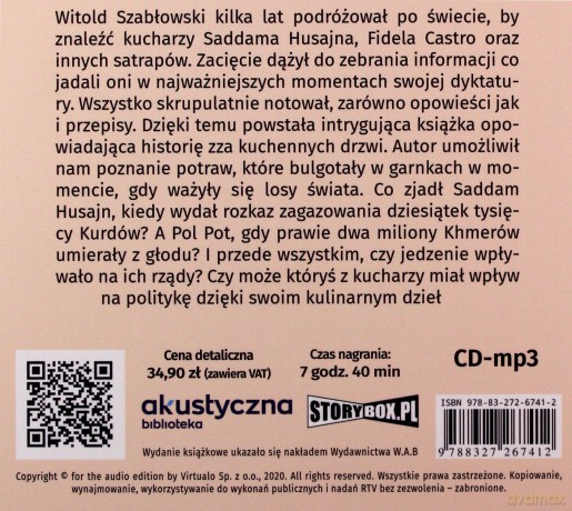Jak nakarmić dyktatora - Witold Szabłowski [AUDIOBOOK]
