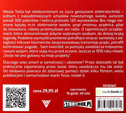 Nikola Tesla. Zapomniany geniusz - Patrick Shannon [AUDIOBOOK]
