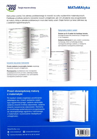 Nowe matematyka Karty pracy klasa 2 liceum i technikum zakres podstawowy - Dorota Ponczek, Karolina Wej [KSIĄŻKA]