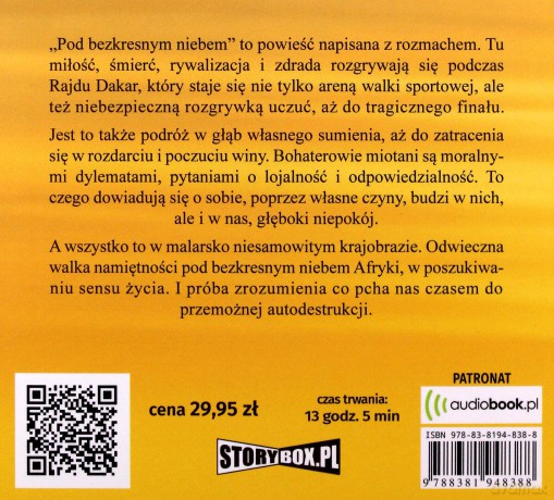 Pod bezkresnym niebem - Elżbieta Wojnarowska [AUDIOBOOK]