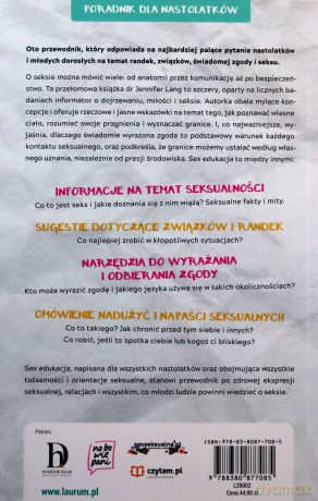 Sex edukacja. O dojrzewaniu, relacjach i świadomej zgodzie - Jennifer Lang [KSIĄŻKA]