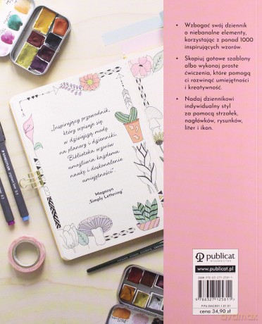 1000 wzorów rysunków do bullet journal - Helen Colebrook [KSIĄŻKA]