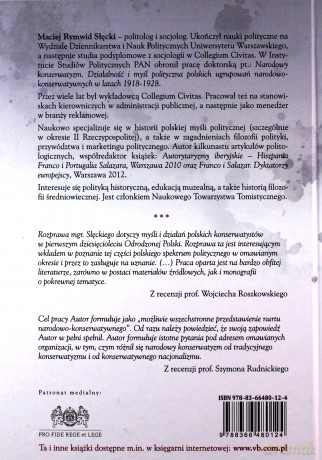 Narodowy konserwatyzm - Maciej Rymwid Słęckki [KSIĄŻKA]