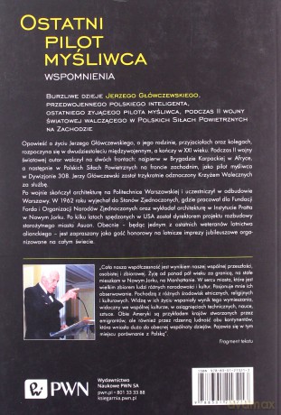 Ostatni pilot myśliwca - Jerzy Główczewski [KSIĄŻKA]