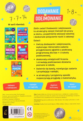 Szkoła na szóstkę Dodawanie i odejmowanie [KSIĄŻKA]