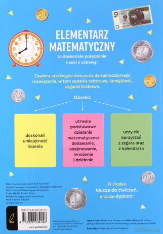 Szkoła na szóstkę Elementarz matematyczny - Marta Krzemińska [KSIĄŻKA]