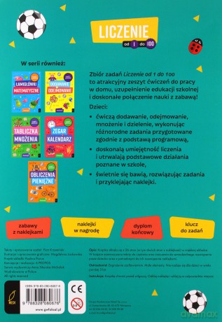 Szkoła na szóstkę Liczenie od 1 do 100 [KSIĄŻKA]