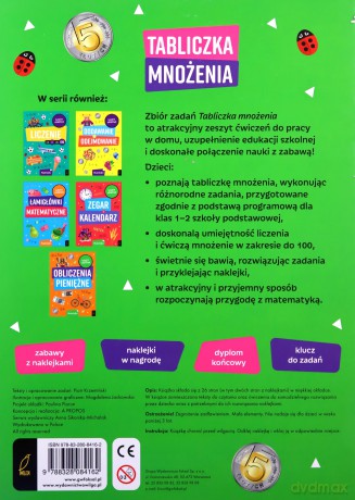 Szkoła na szóstkę Tabliczka mnożenia [KSIĄŻKA]