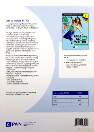 und so weiter Extra 1 Podręcznik do języka niemieckiego dla klasy 4 - Marta Kozubska, Ewa Krawczyk [KSIĄŻKA]