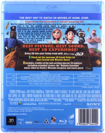 Klopsiki i inne zjawiska pogodowe [Blu-Ray 3D]