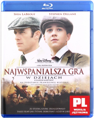 Najwspanialsza gra w dziejach (Disney) [Blu-Ray]