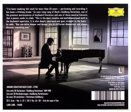 Lang Lang: Bach Goldberg Variations [2CD]