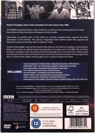 Doctor Who: The Power Of The Daleks (Special Edition) [3xDVD]
