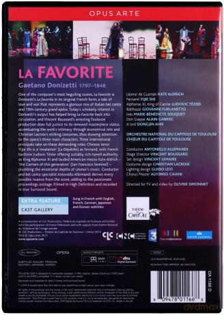 Toulouse Orallemandi: Donizettila Favorite [DVD]