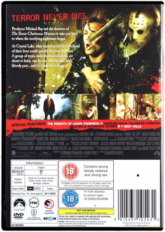 Friday The 13th - Extended Cut (Piątek 13.) [DVD]