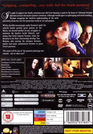 Girl With A Pearl Earring (Dziewczyna z perłą) [DVD]
