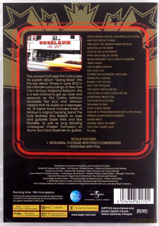 Phil Collins: Going Back - Live at Roseland Ballroom, NYC [DVD]