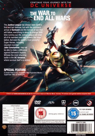 Justice League Dark: Apokolips War [DVD]