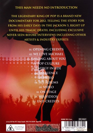 Michael Jackson: Legendary King Of Pop [DVD]