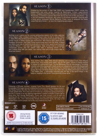 Sleepy Hollow Seasons 1-4 (Jeździec bez głowy) [18DVD]