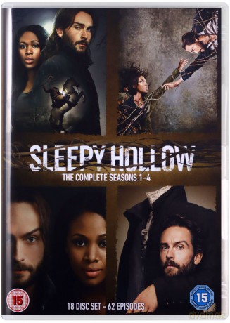 Sleepy Hollow Seasons 1-4 (Jeździec bez głowy) [18DVD]