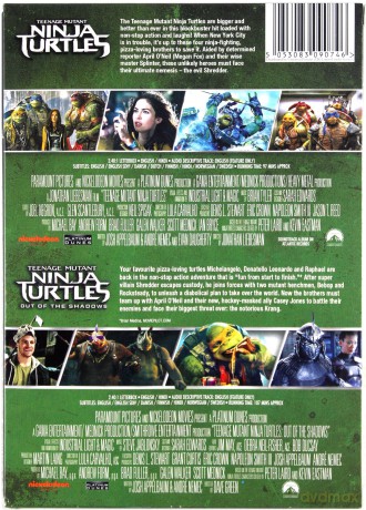 Teenage Mutant Ninja Turtles 1-2 (Wojownicze żółwie ninja 1-2) [2DVD]