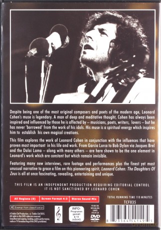 Leonard Cohen: The Daughters Of Zeus [DVD]