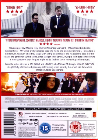 War On Everyone (Gniewne psy) [DVD]