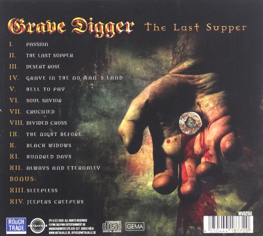 Grave Digger: The Last Supper (digipack) [CD]