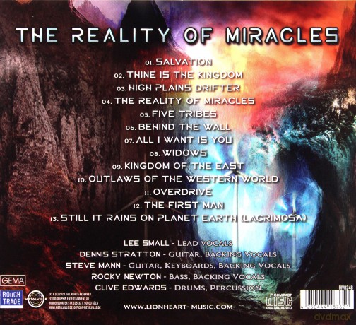 Lionheart: The Reality Of Miracles (digipack) [CD]