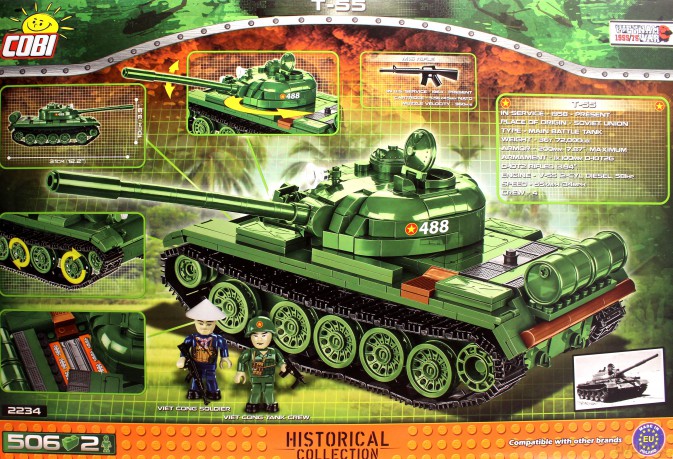 COBI Historical Collection Vietnam War Wojna w Wietnamie Czołg T-55 (2234) [KLOCKI]