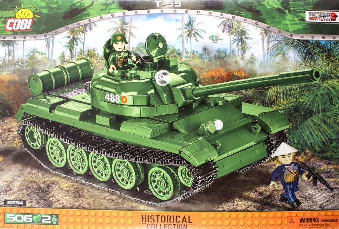 COBI Historical Collection Vietnam War Wojna w Wietnamie Czołg T-55 (2234) [KLOCKI]