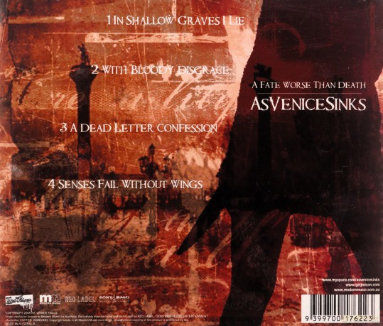 As Venice Sinks: Fate Worse Than Death [CD]