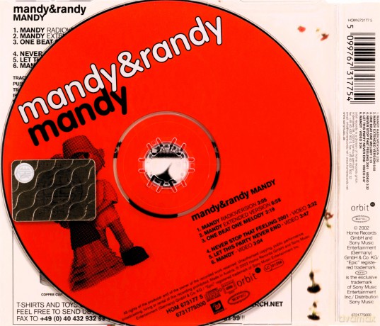 Mandy&Randy: Mandy [CD]
