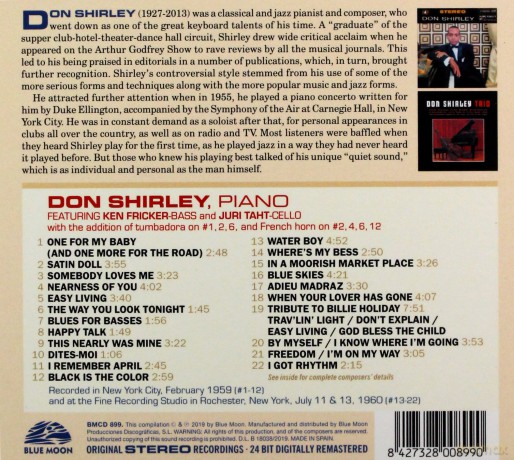 Don Shirley: Piano/Trio [CD]