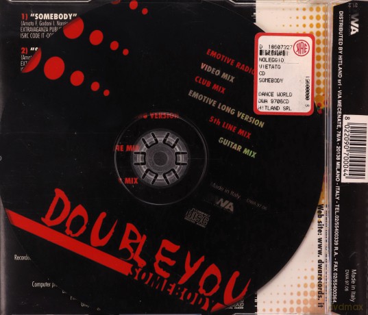 Double You: Somebody [CD]