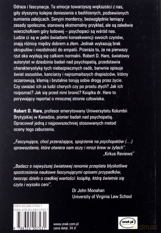 Psychopaci są wśród nas - Robert D. Hare [KSIĄŻKA]