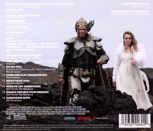 Eurovision Song Contest: The Story of Fire Saga soundtrack (Historia zespołu Fire Saga) [CD]