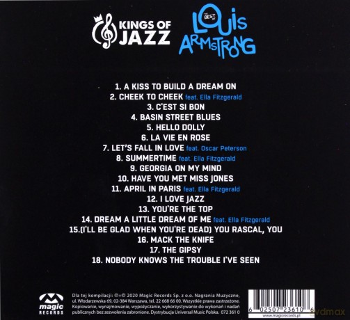 Kings Of Jazz The Best Of Louis Armstrong [CD]